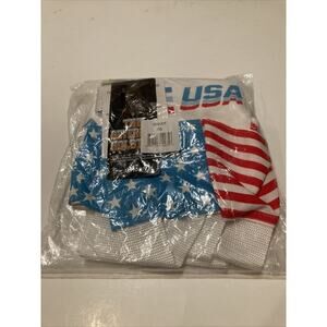 Fourth of July USA Americana Patriotic Beverage Beer Belt Red White Blue 48”